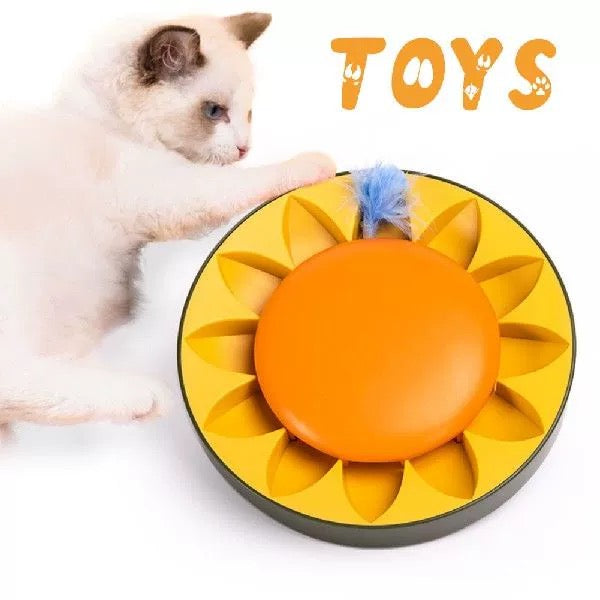 Smart Sensing Sunflower Cat Toy Automatic Cat Stick