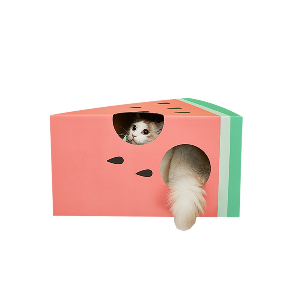 VETRESKA Cat Condo House Cat Scratcher Cardboard, Scratching Box