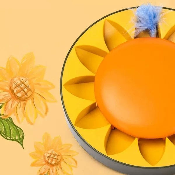 Smart Sensing Sunflower Cat Toy Automatic Cat Stick