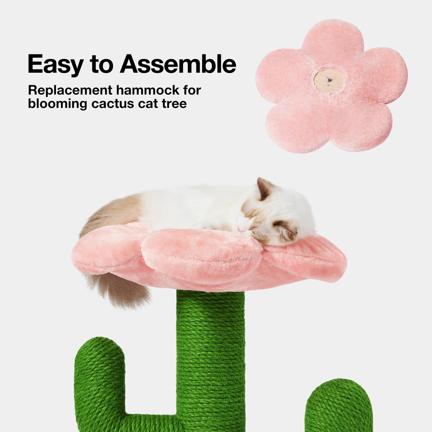 VETRESKA Cat Scratching Post, BLOOMING CACTUS CAT TREE