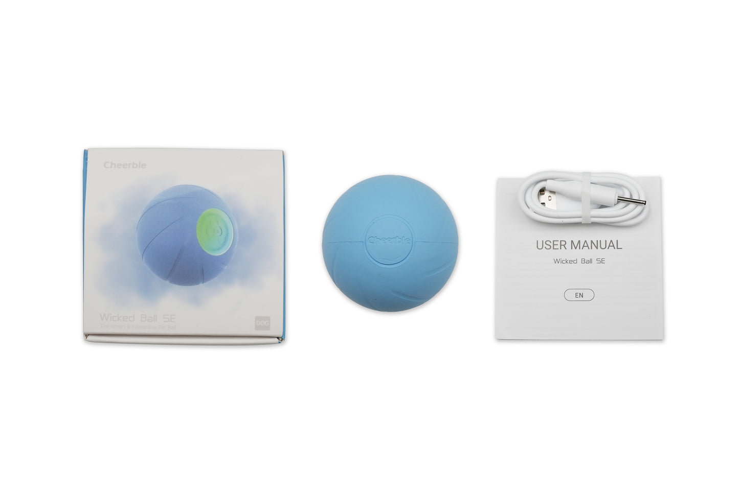 Cheerble Intelligent Interactive Dog Toy Ball 3 Modes Rechargeable Wicked Ball SE
