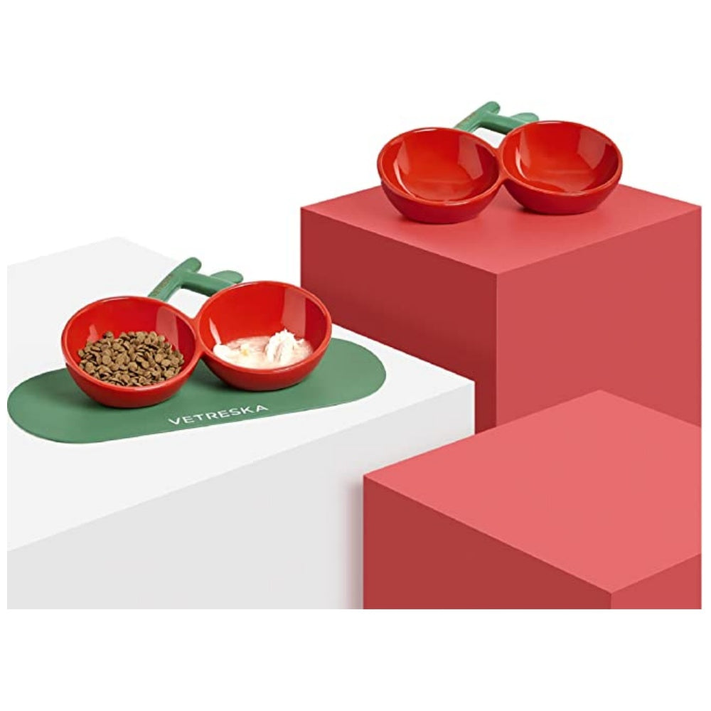 VETRESKA Cat Food Bowl Pet Bowls